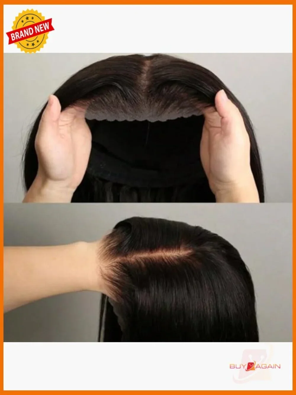Glueless 5x5 Lace Front Wig Human Hair Body Wave 24 Inch 180% Density